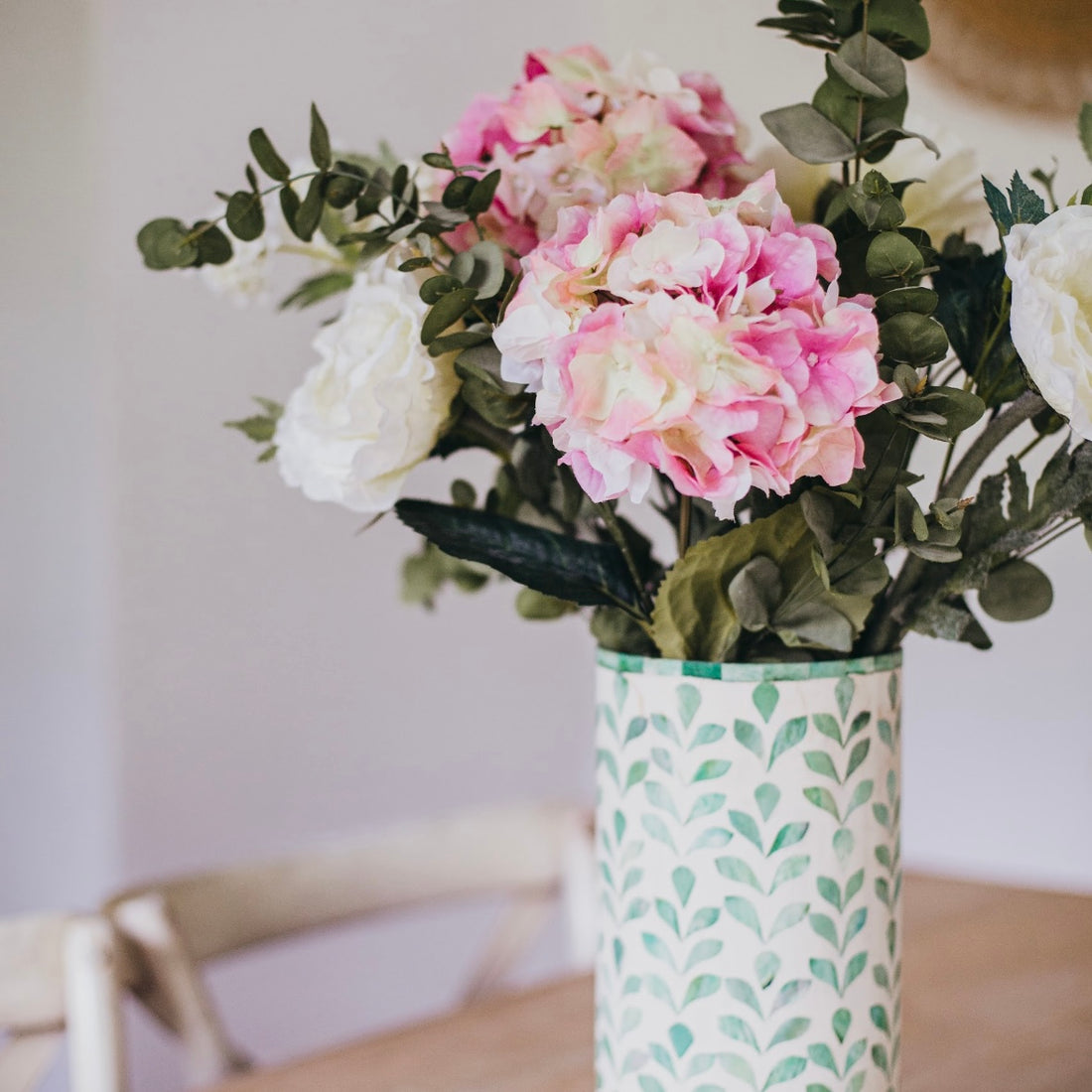 French Hydrangea - Cream Rose