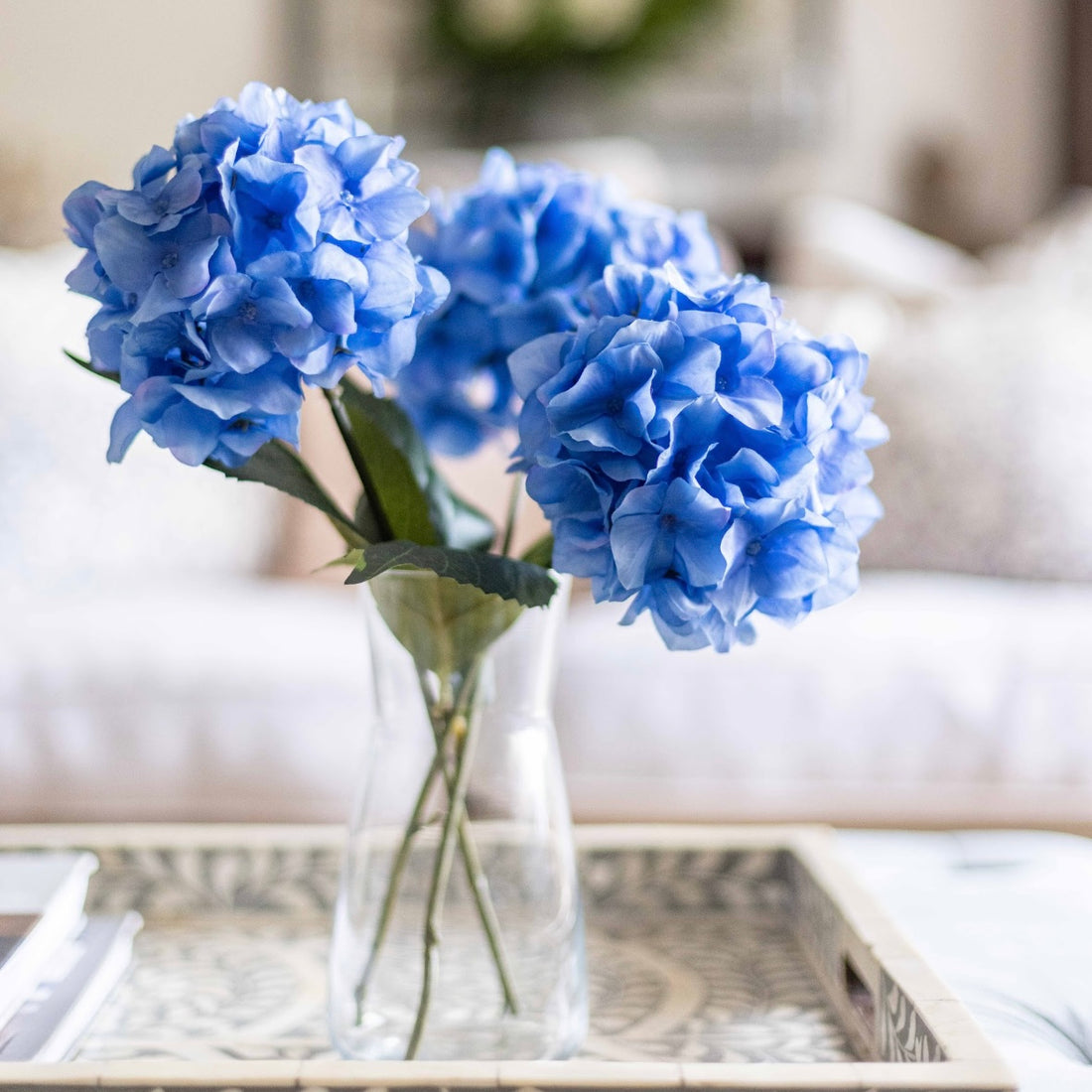 French Hydrangea - Powder Blue