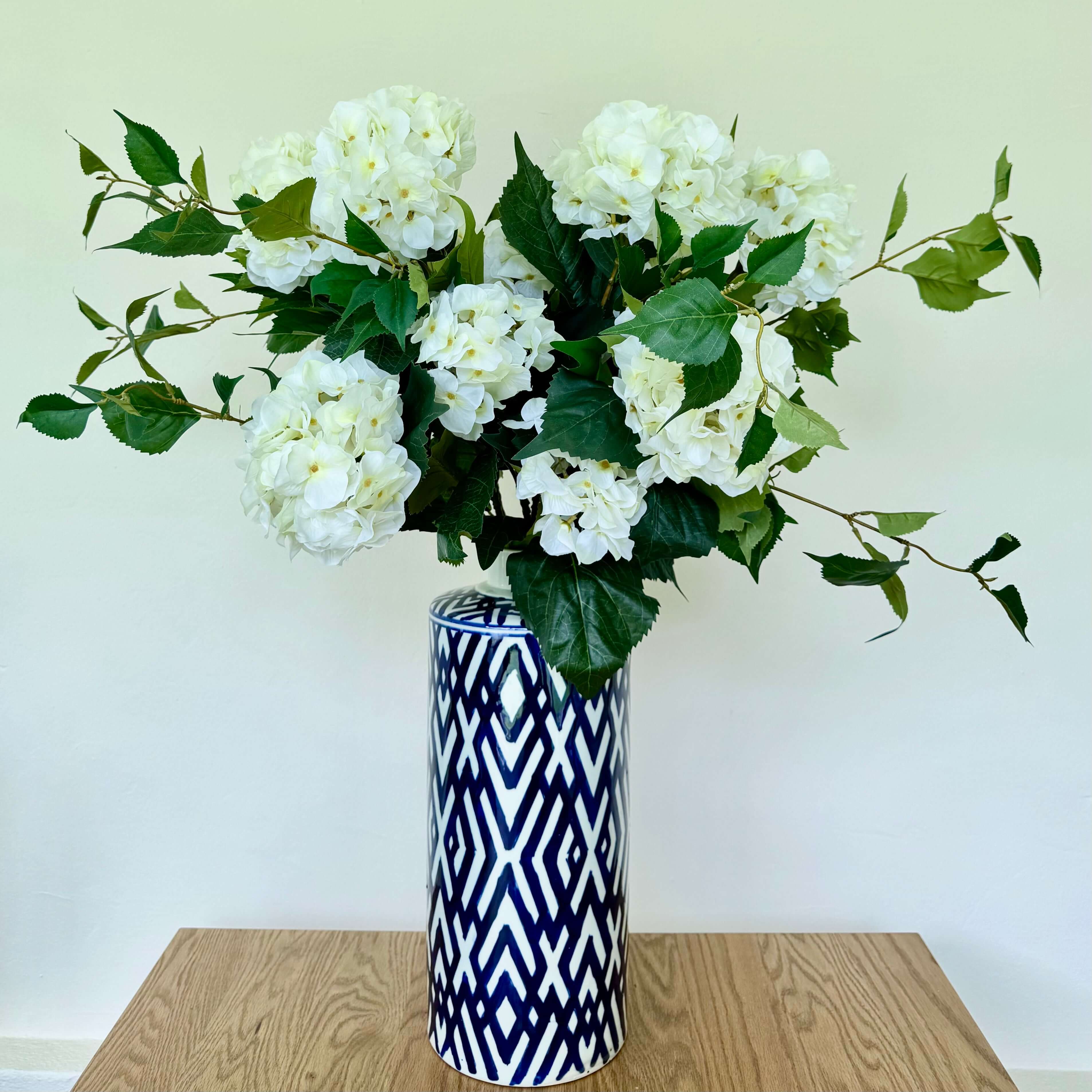 Double headed hydrangea - cream