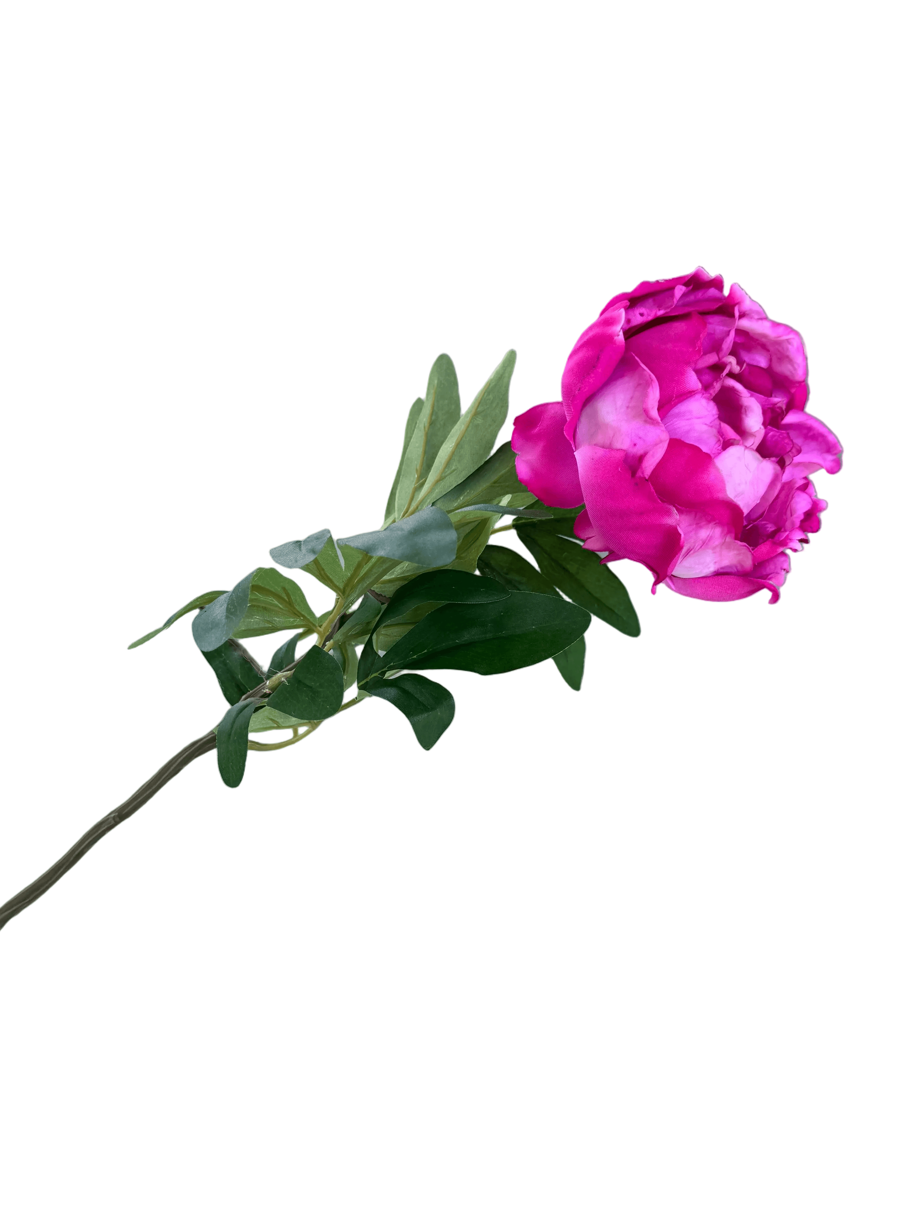 faux peony stem