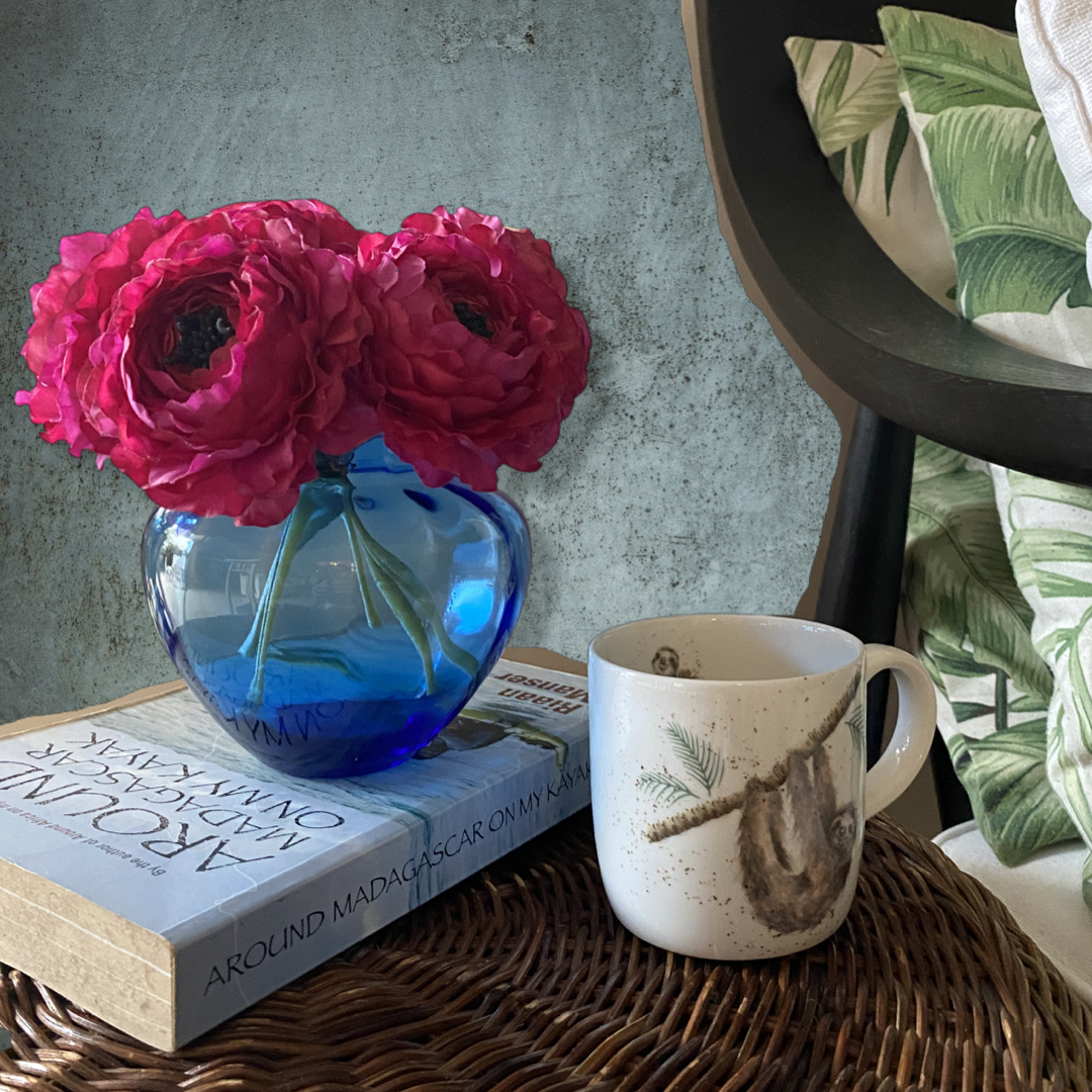 Ranunculus in bud vase