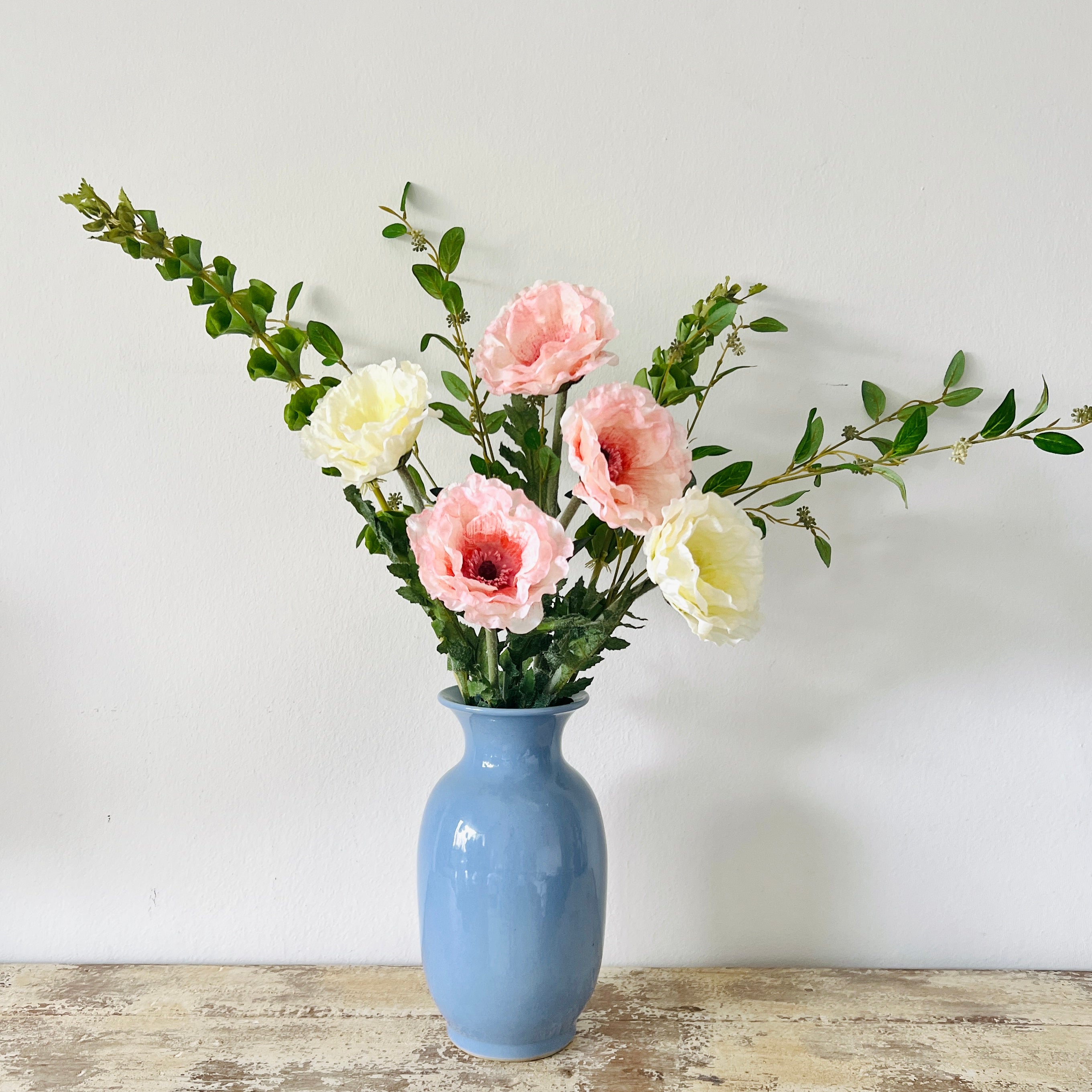 faux poppies