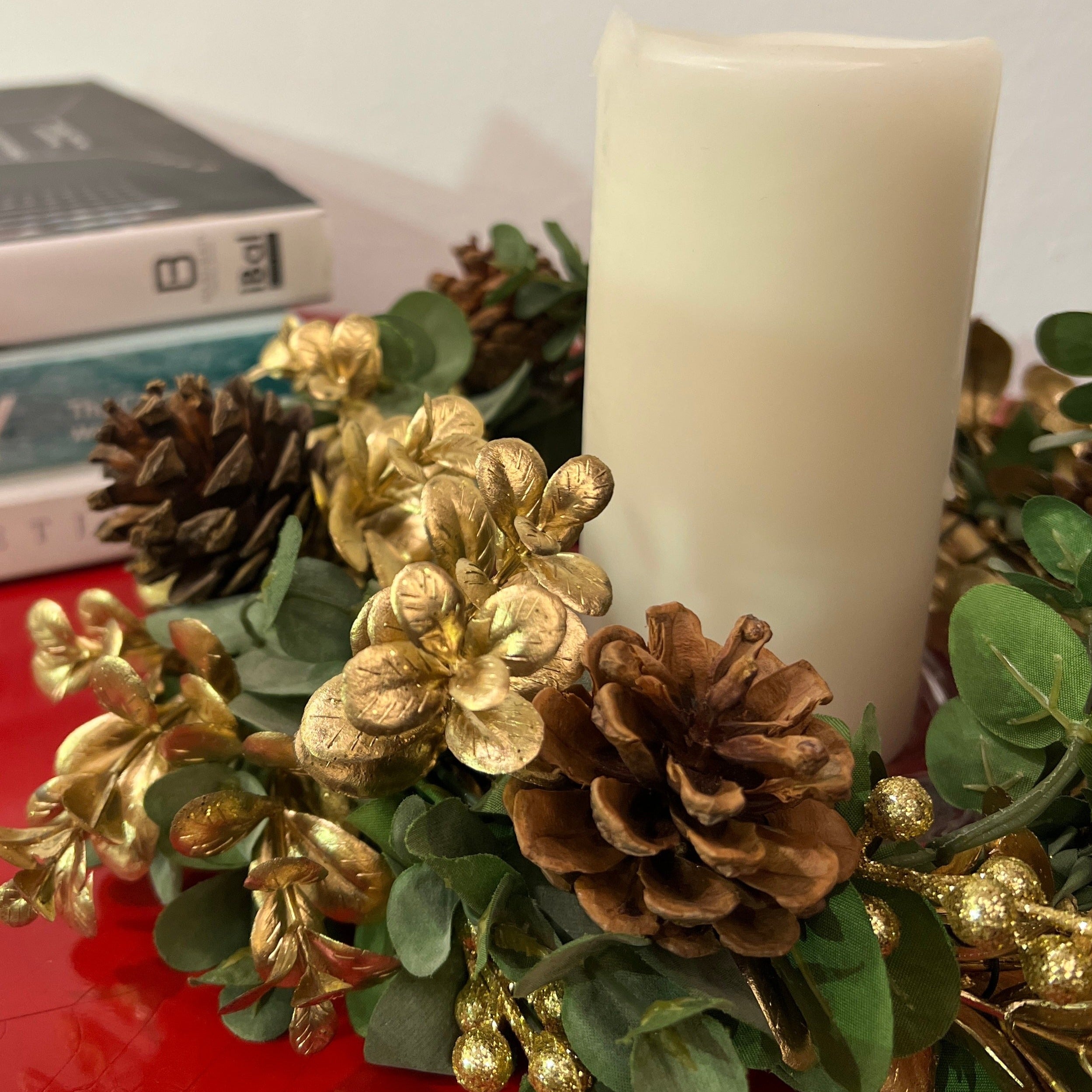Small candle wreath