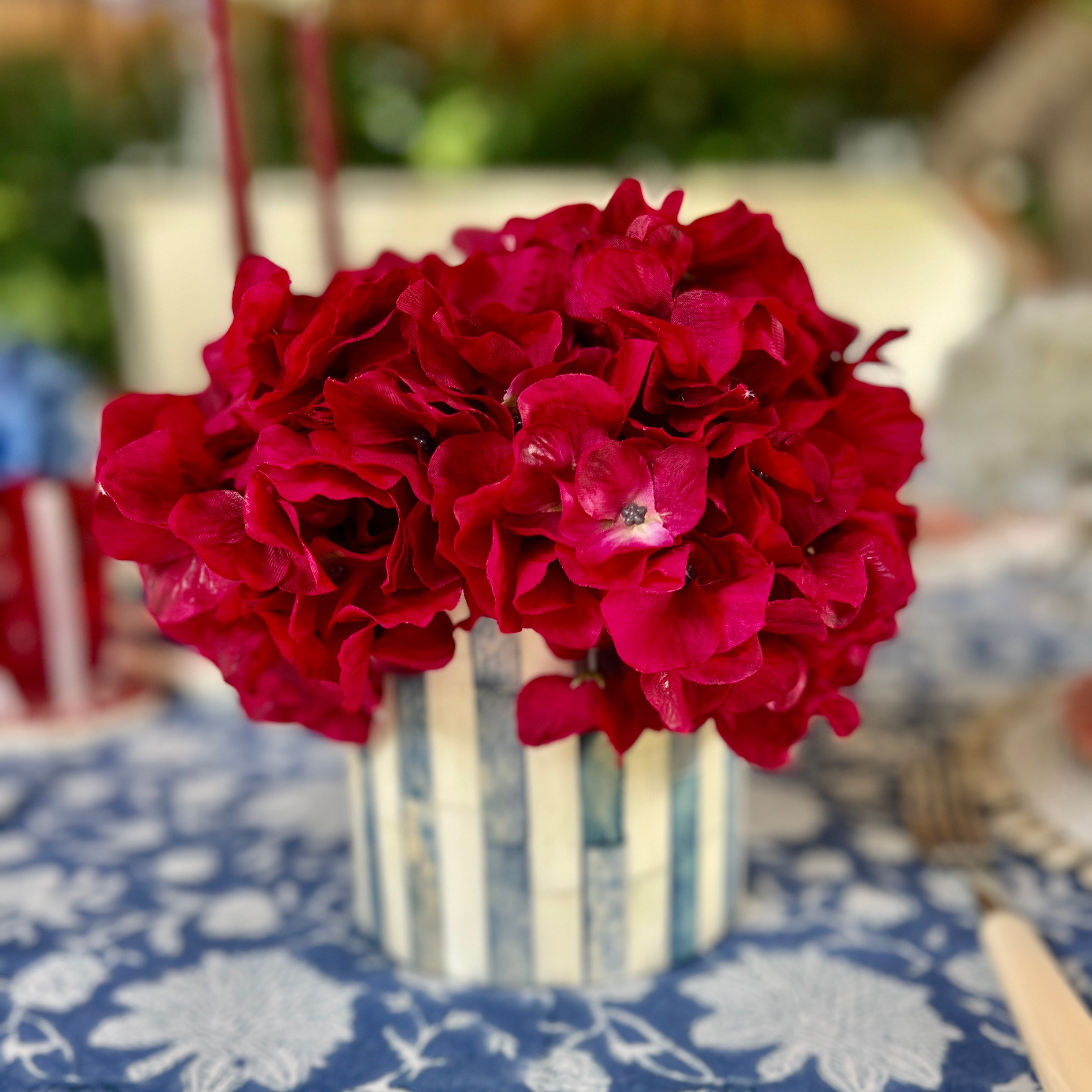 French Hydrangea - Burgundy