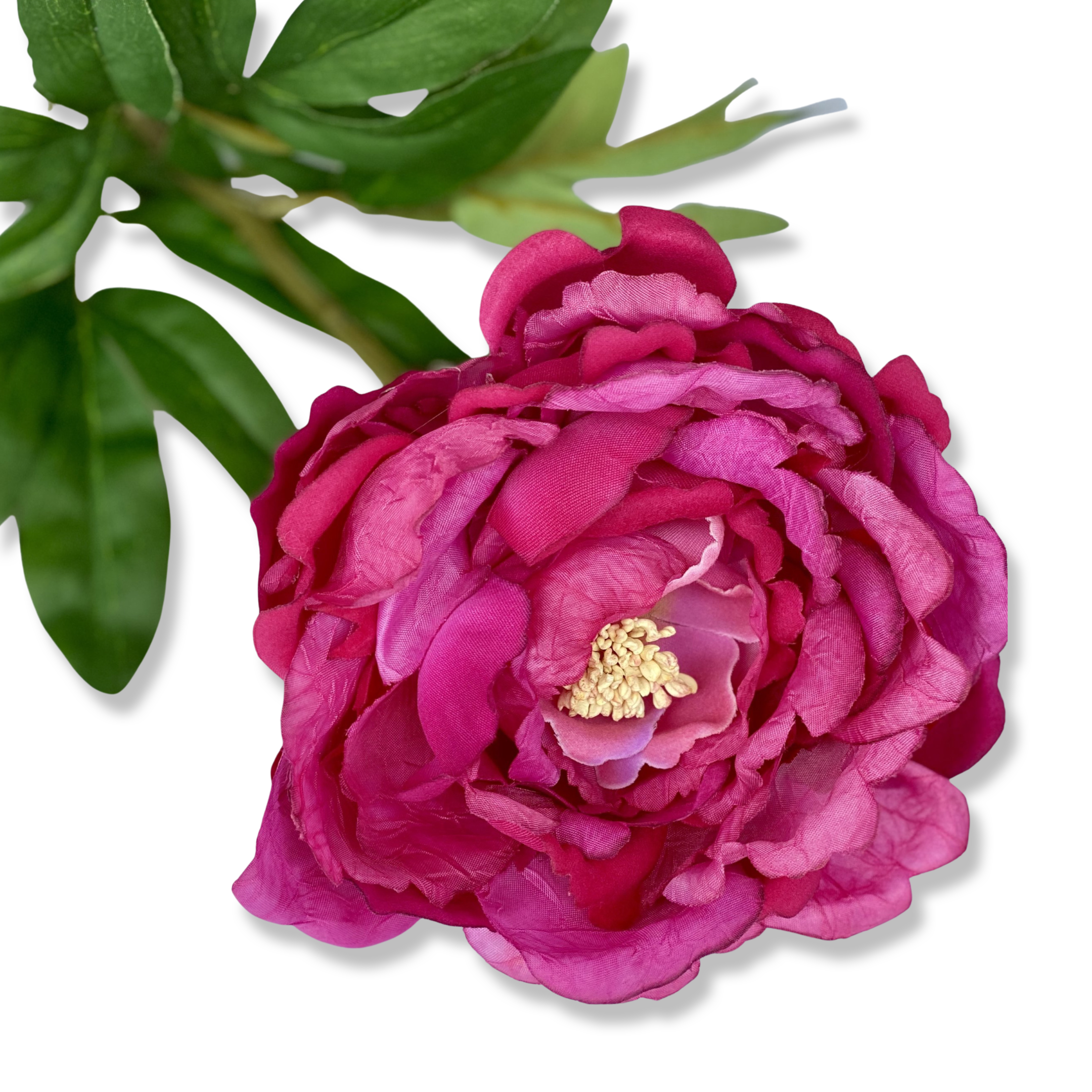 faux peonies