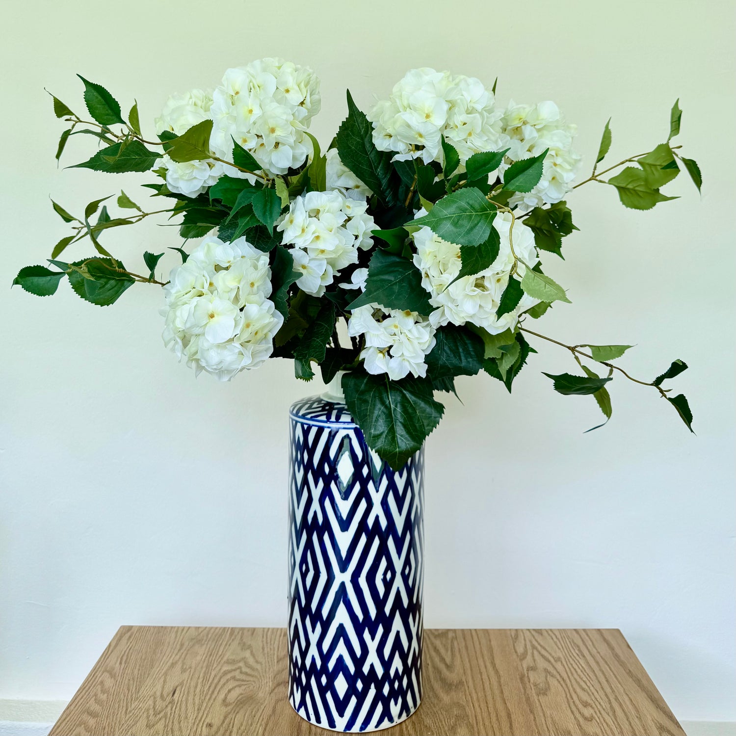 Double headed hydrangea - cream