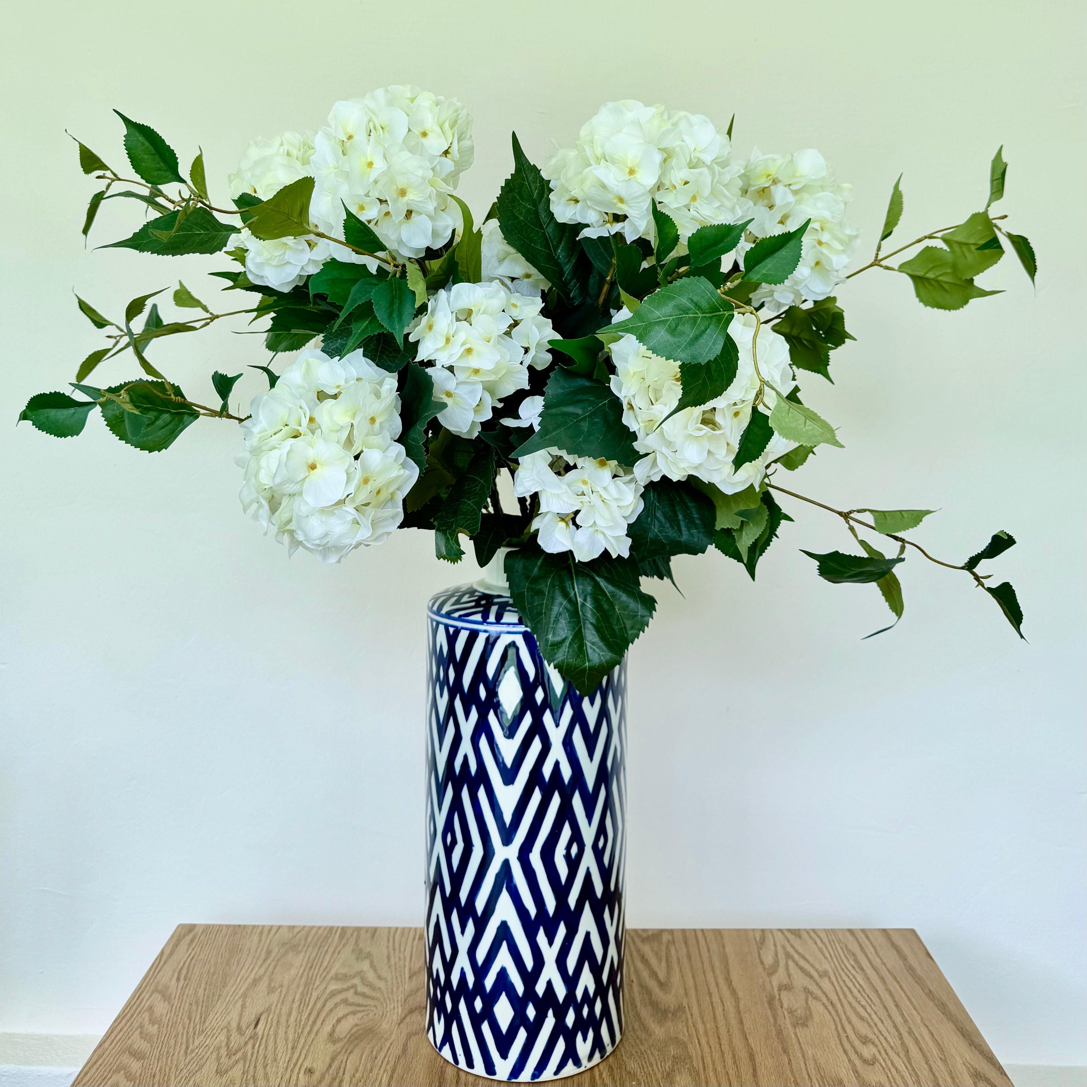 Double headed hydrangea - cream