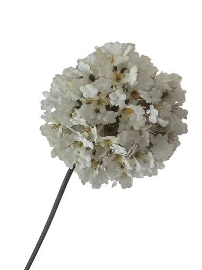 Cream faux flower