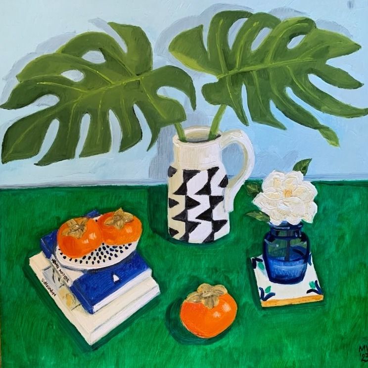 Greeting card - Monstera leaves