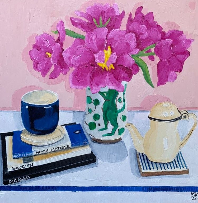 Greeting card - Parrot Tulips