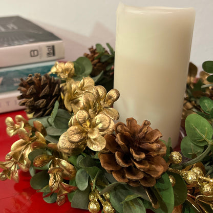 Small candle wreath