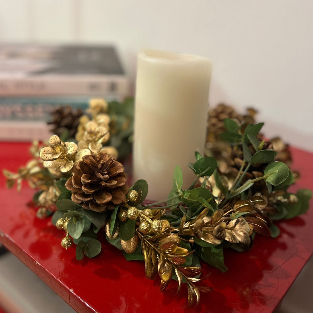 Small candle wreath